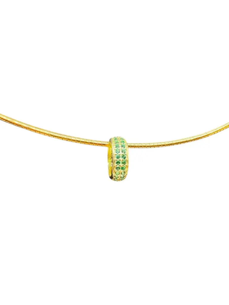 Luxe Loop Charm Green