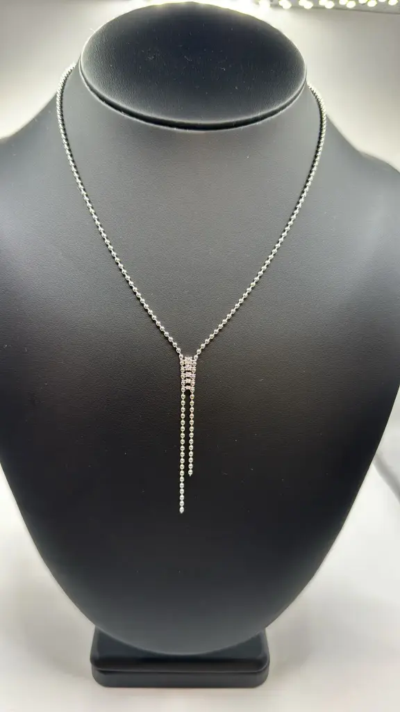 Duo Shine Necklace Sterling Silver