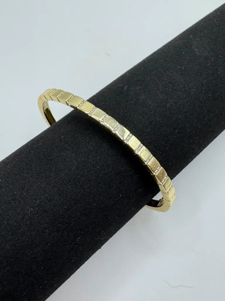 Gold Bar Bangle