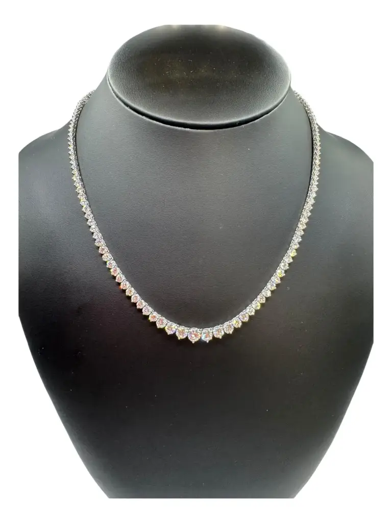 Ethereal Radiance LG Diamond Tennis Necklace