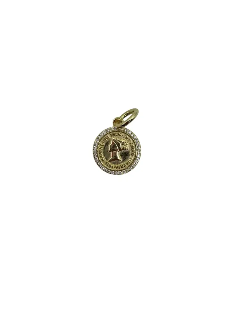 Coin Charm Yellow Gold