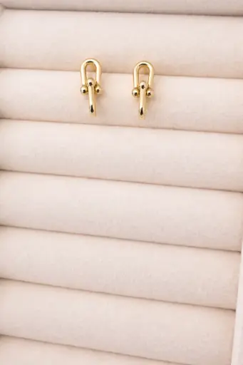 Linked Luxe Gold Earrings