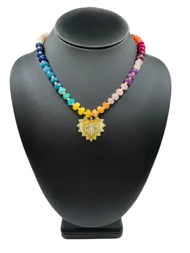 [N-PK-52] Sunbeam Spectrum Necklace
