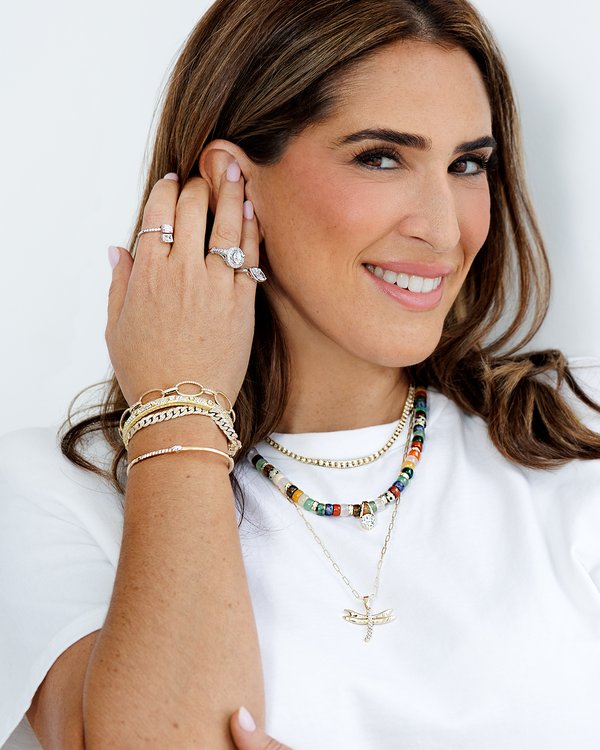 Diamonds by Drish jewelry, worn
