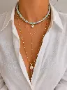 lumiere lariat necklace model image.webp