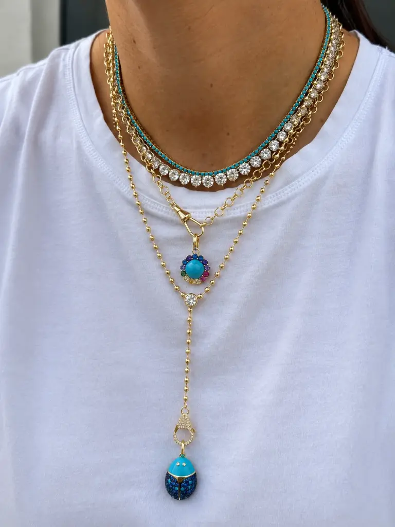 graduated bling tennis necklace model.webp