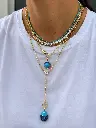 graduated bling tennis necklace model.webp