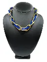 Bold Link Necklace Midnight Blue