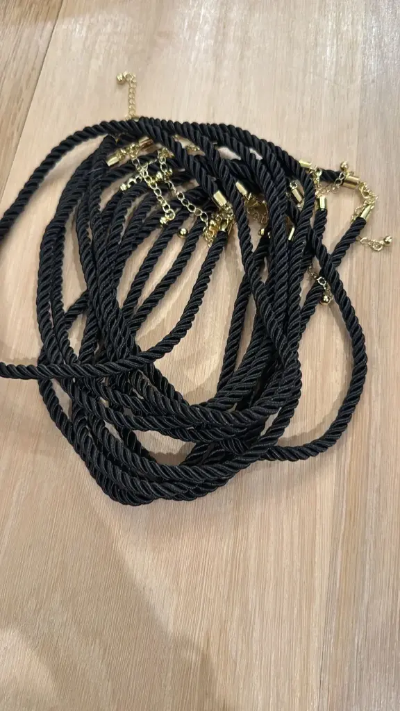 Noir Cord Necklace