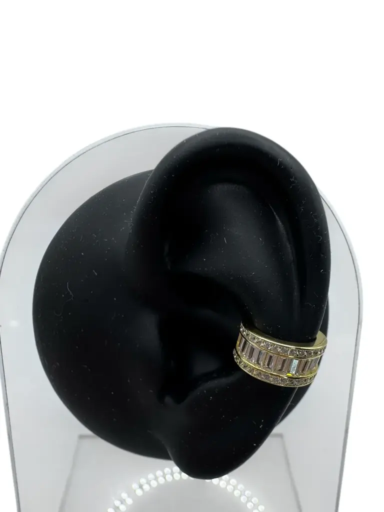 Yellow Gold Baguette Ear Cuff