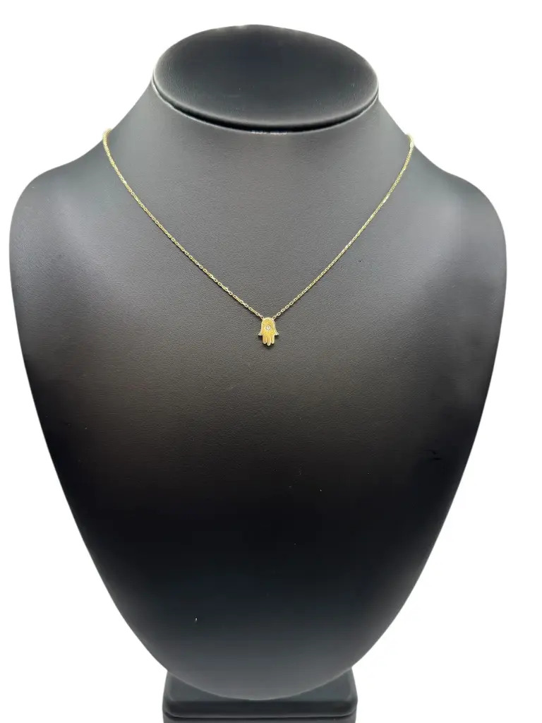 Gold Hamsa Necklace
