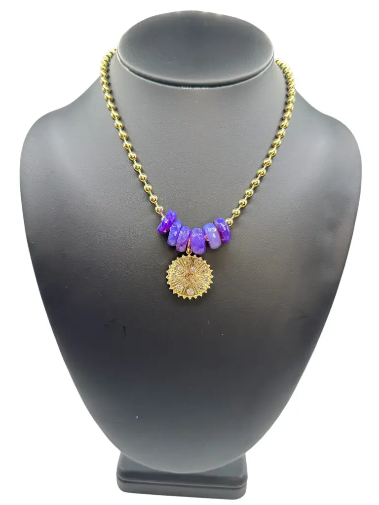 Violet Glow Necklace