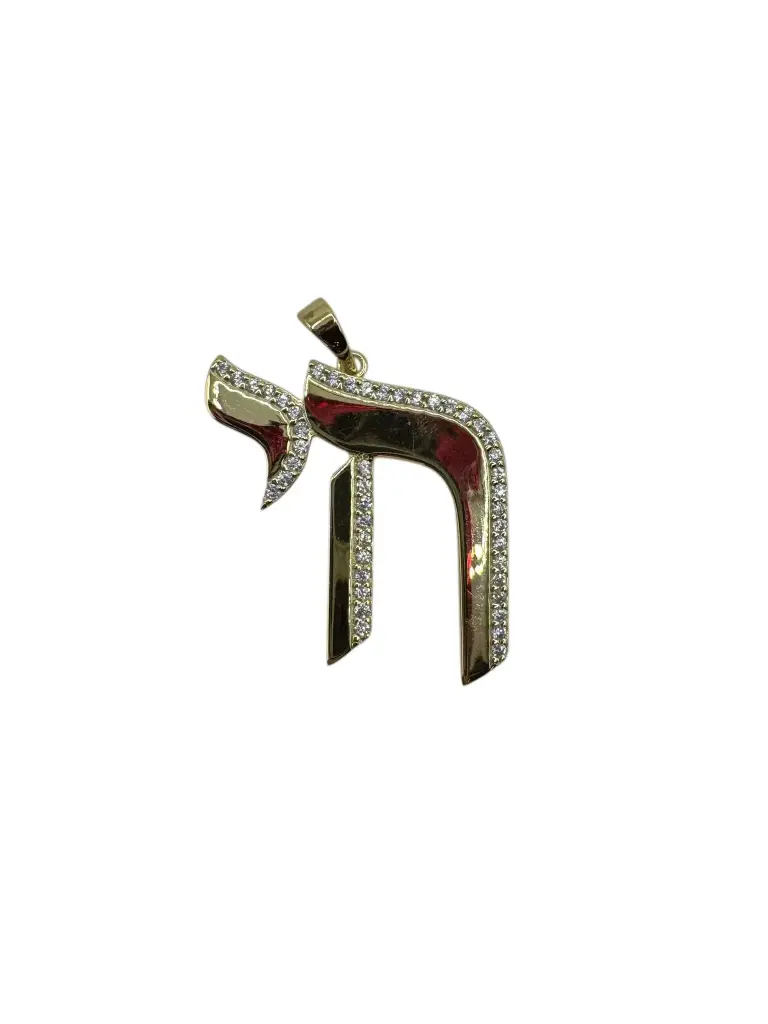 L'Chaim Luxe Charm Gold Plated