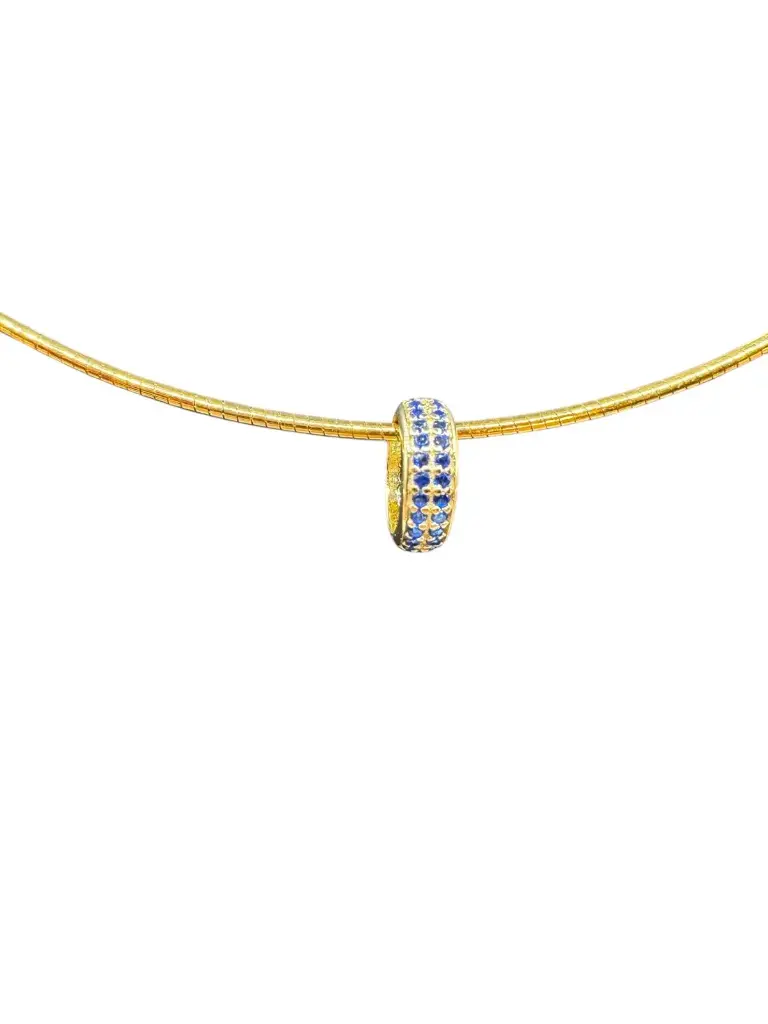 Luxe Loop Charm Blue