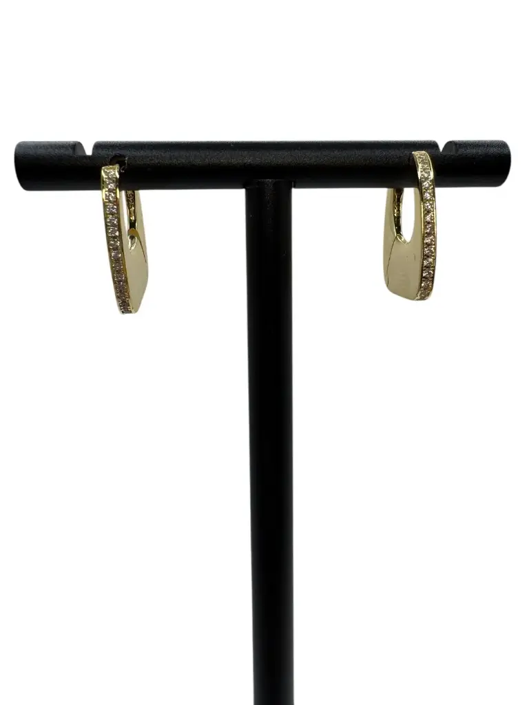 Metro Hoops in Yellow Gold