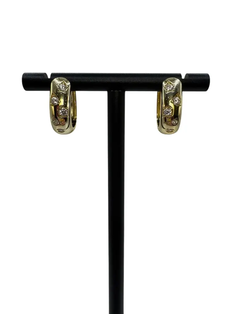 Gem Fusion Hoops Gold