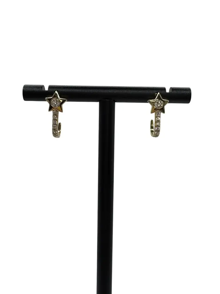 Starfall Stud Earrings Gold