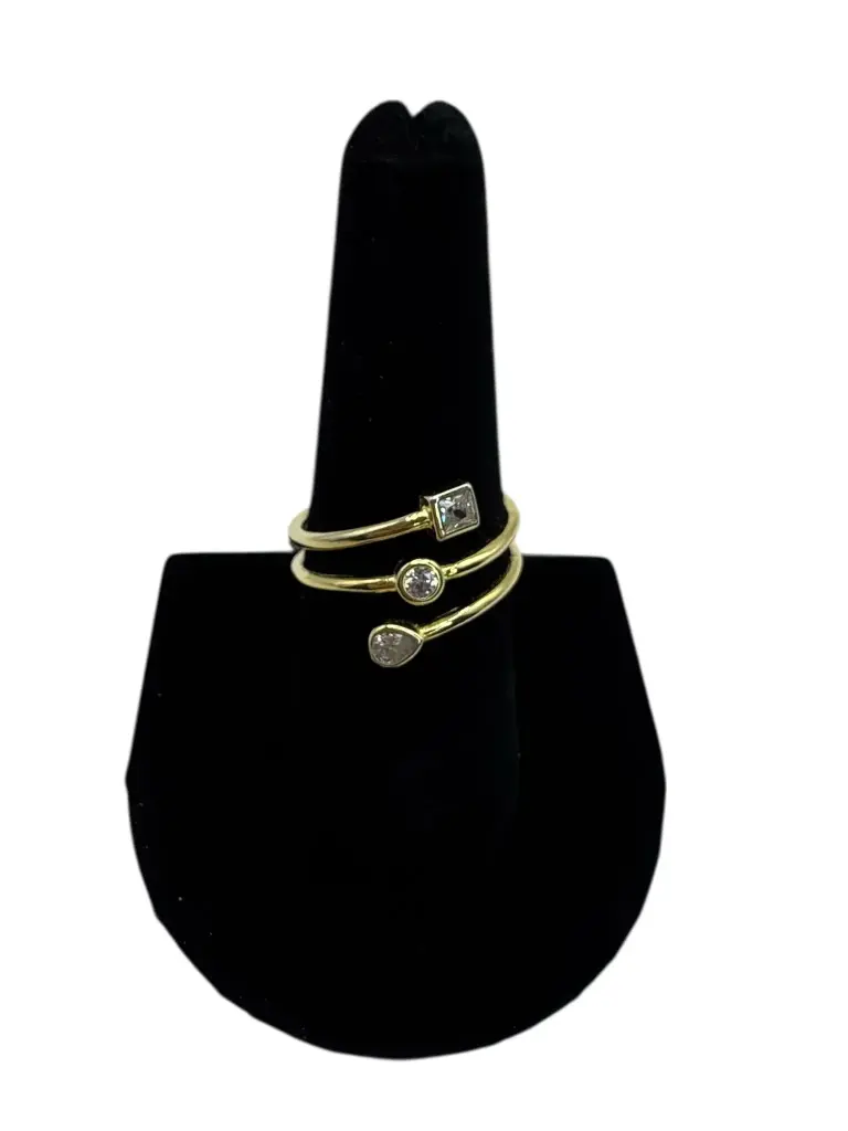 Triple Stone Ring