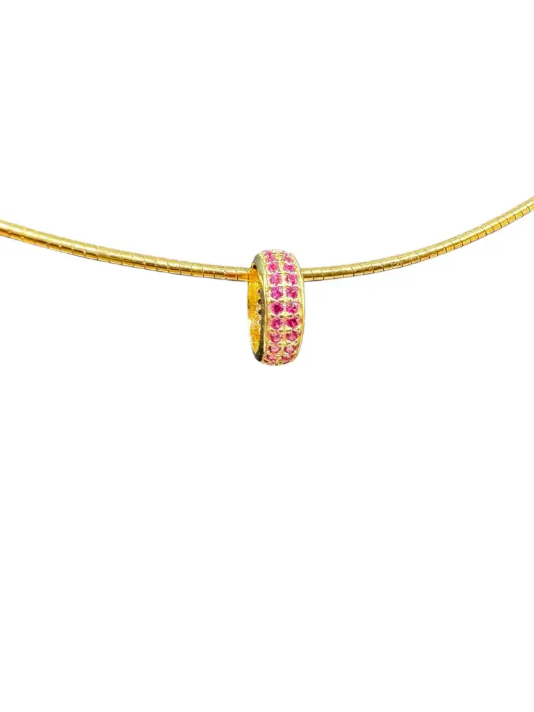 Luxe Loop Charm Pink