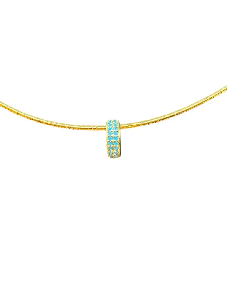 Luxe Loop Charm Turquoise
