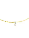 Luxe Loop Charm White Crystal