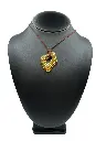 Yellow Gold Geometric Rope Necklace
