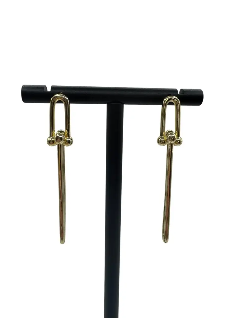 Orbit Clip Earrings Yellow Gold