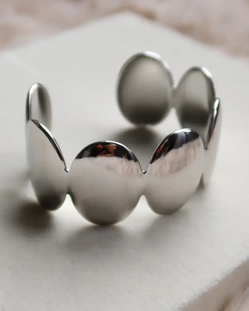 Oval Cuff Sterling Silver