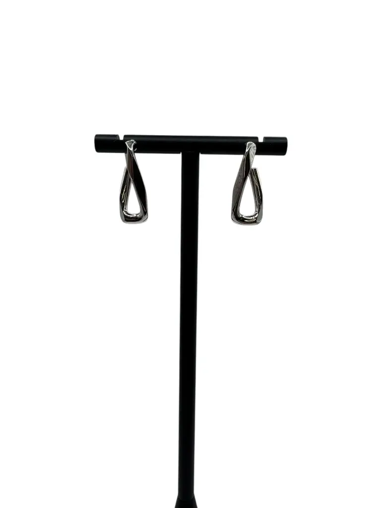 Sterling Silver Twist Earrings