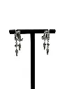 Luna Charm Huggies Sterling Silver