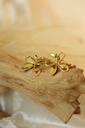Sculpted Petal Drop Earrings
