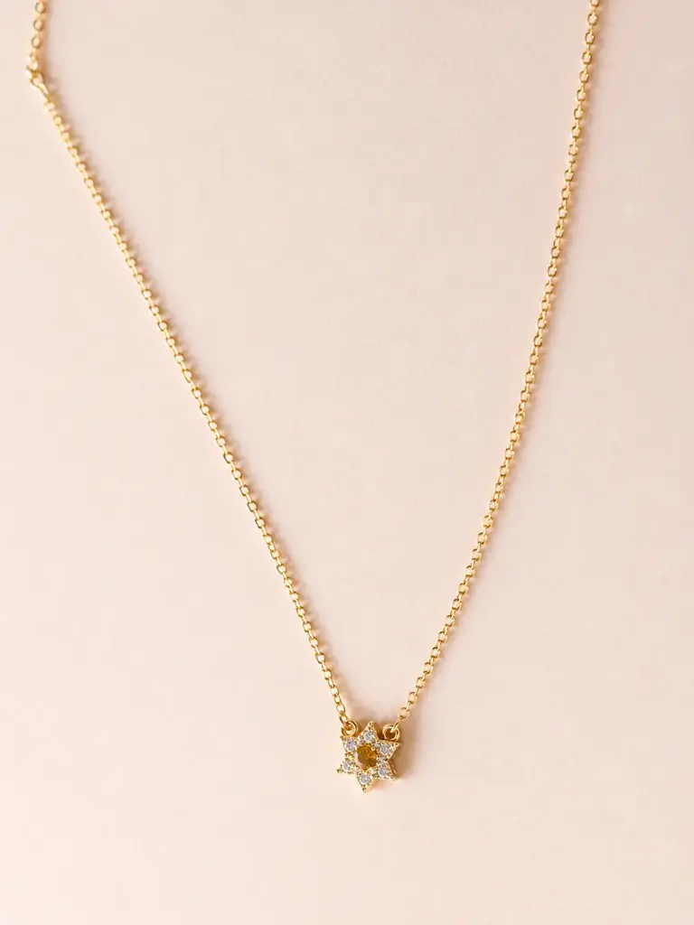 Dainty Jewish Star Necklace