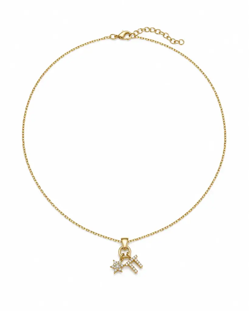 Am Yisrael Chai Charm Necklace