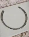 Gilded Aura Choker Sterling Silver