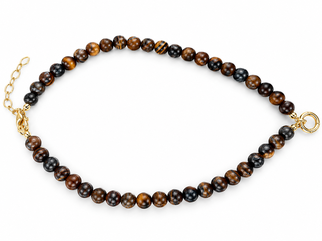 Brown Bead Charm Holder
