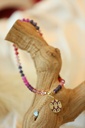 Boho Hamsa Medallion Necklace