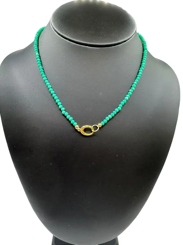 Chai Pendant Necklace YG plated 