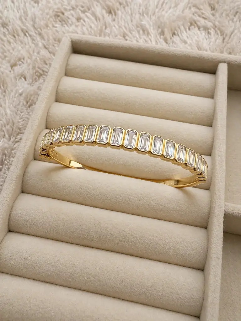 Shimmer Bangle Bracelet SS