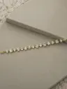 Multi Shape Bezel Tennis Bracelet YG plated 
