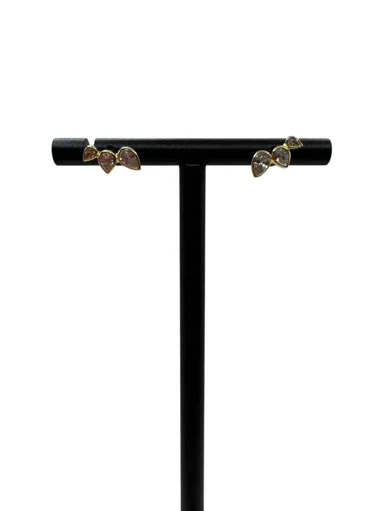 Triple Open Edge Earrings 