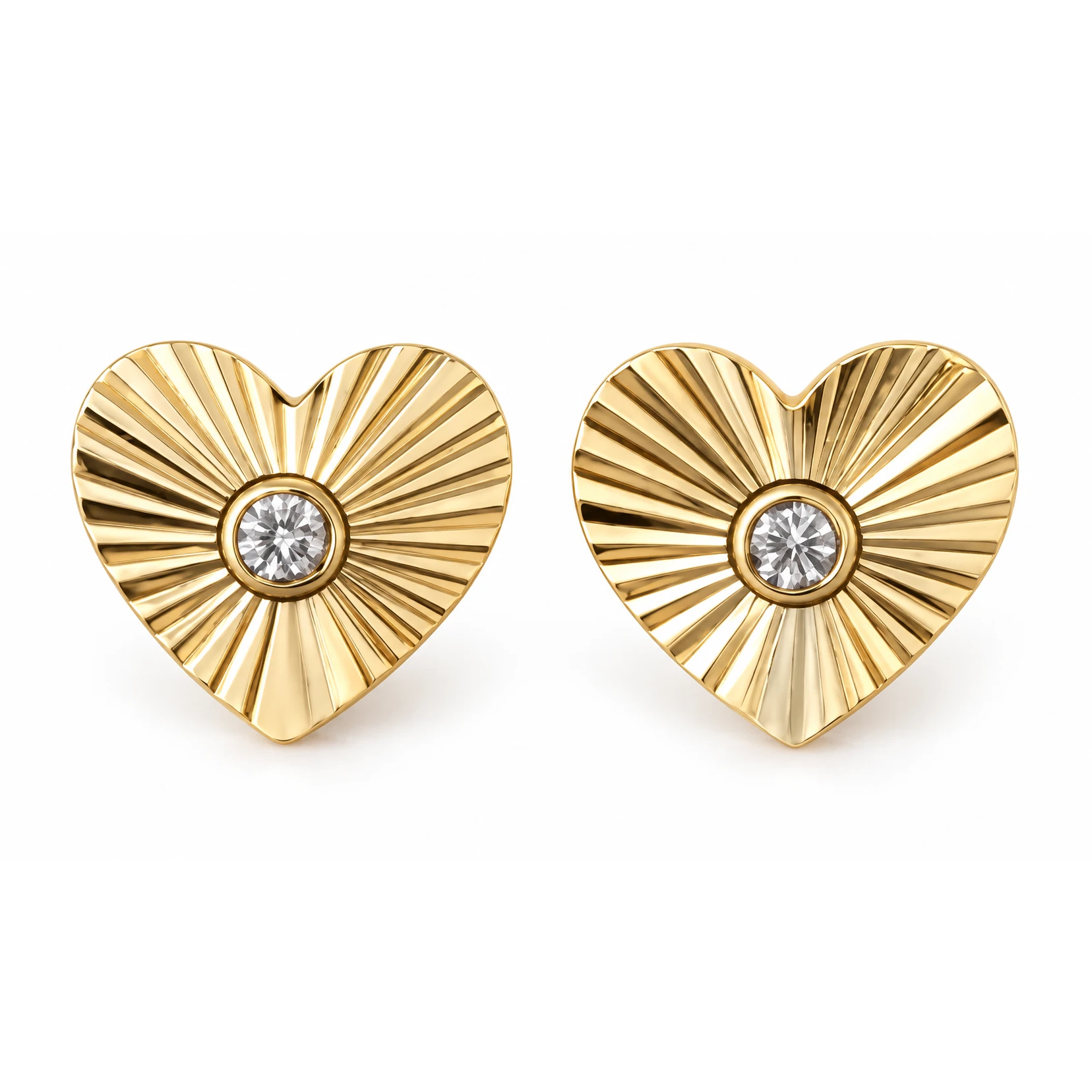 Bespoke Heart Earrings 