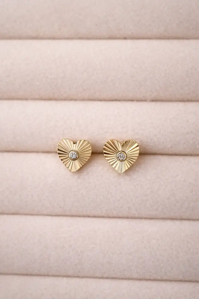 Bespoke Heart Earrings 