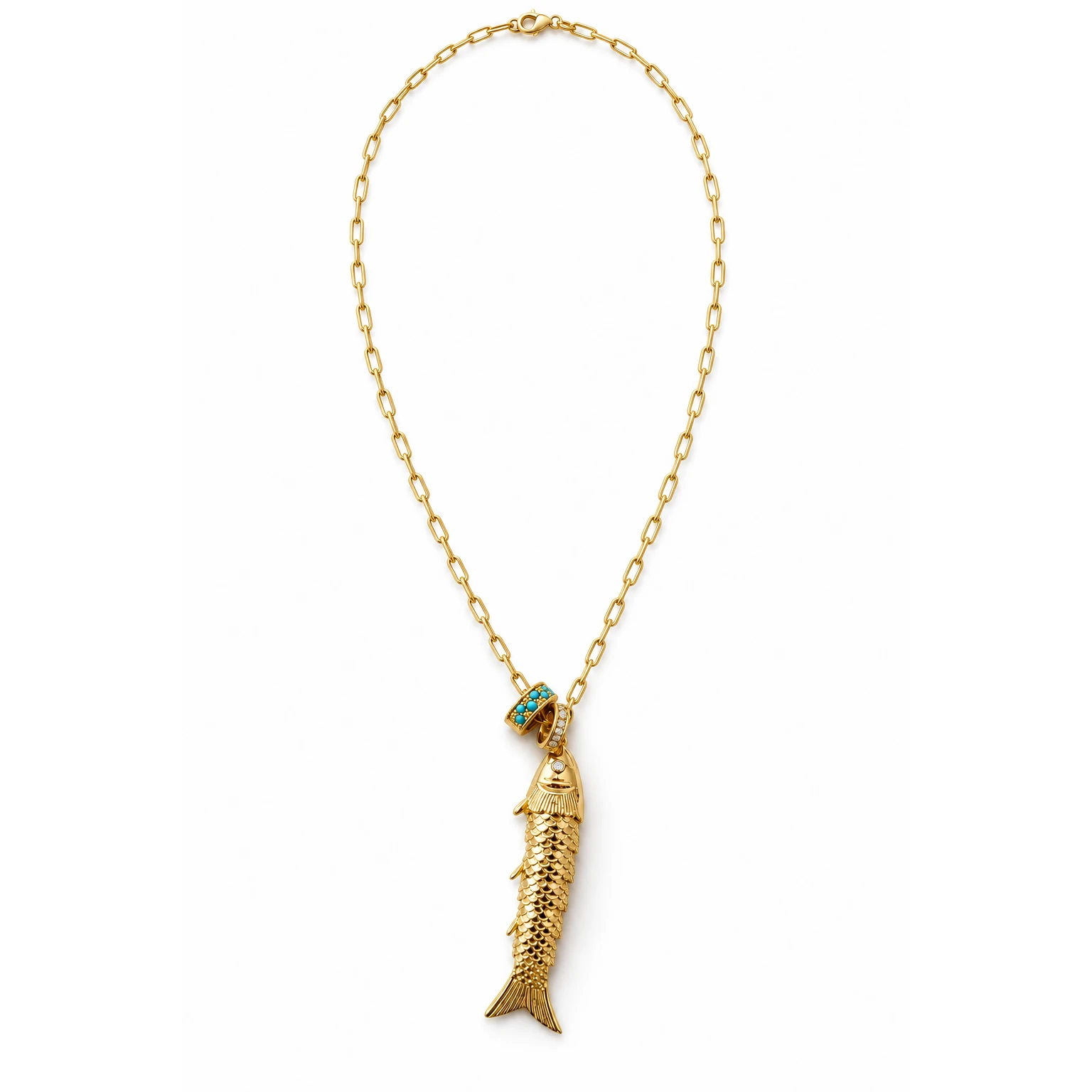 Chic Drish Fish 22in Necklace 