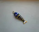 Drish Fish Charm (small, navy)