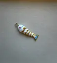 Drish Fish Charm (small, white) 