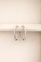Diamond Hoop Earrings
