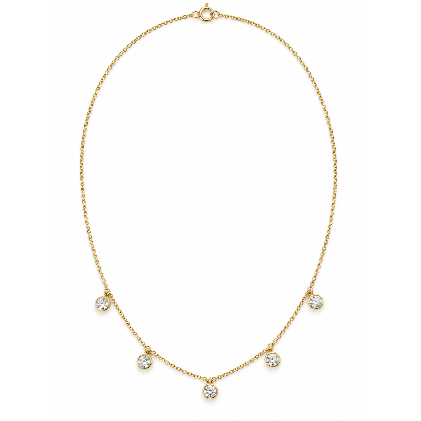 Cushion Drop Necklace