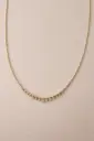 Dainty Crystal Drop Necklace YG