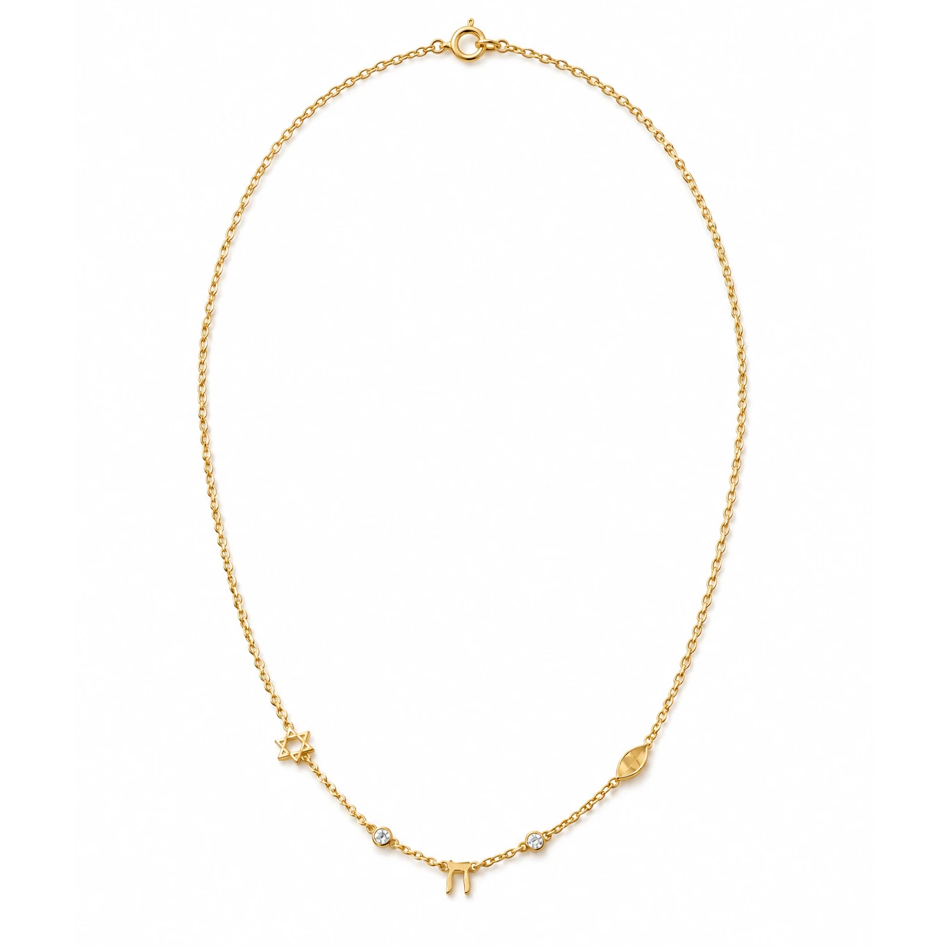 Jewish Charm Necklace (TT)
