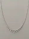 Dainty Crystal Drop Necklace (SS)